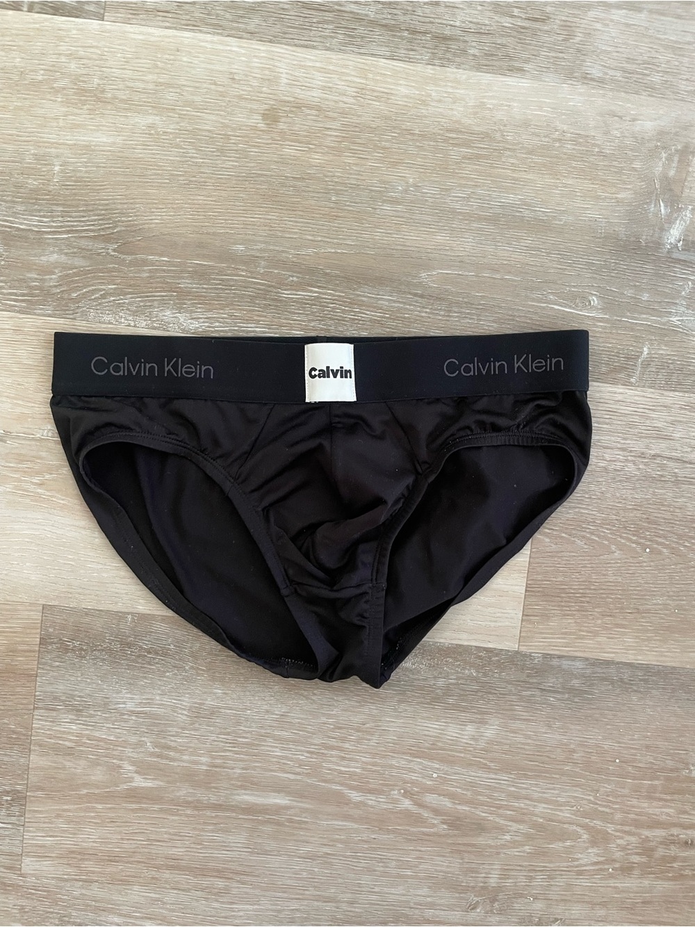 Calvin Klein Black Men's Briefs with Branded Waistband